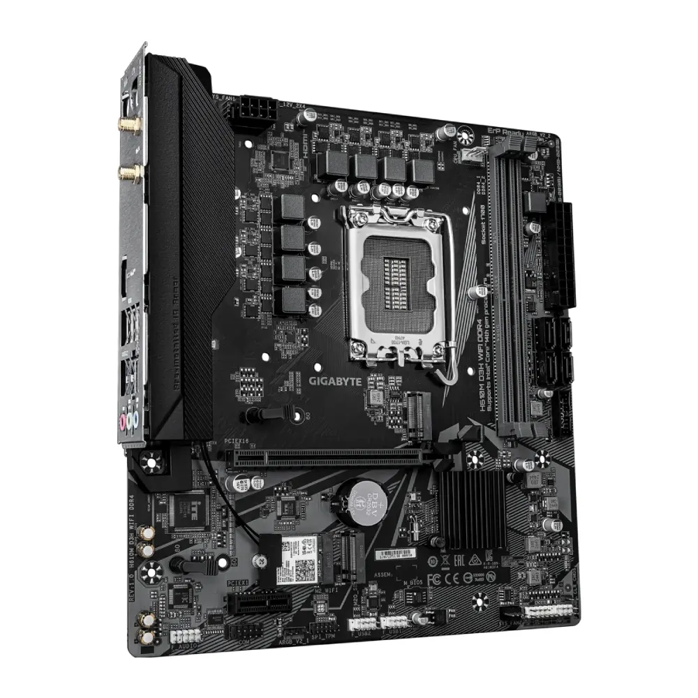 Gigabyte Motherboard H610M D3H WIFI DDR4 For Intel 12th | 13th | 14th Gen view 3